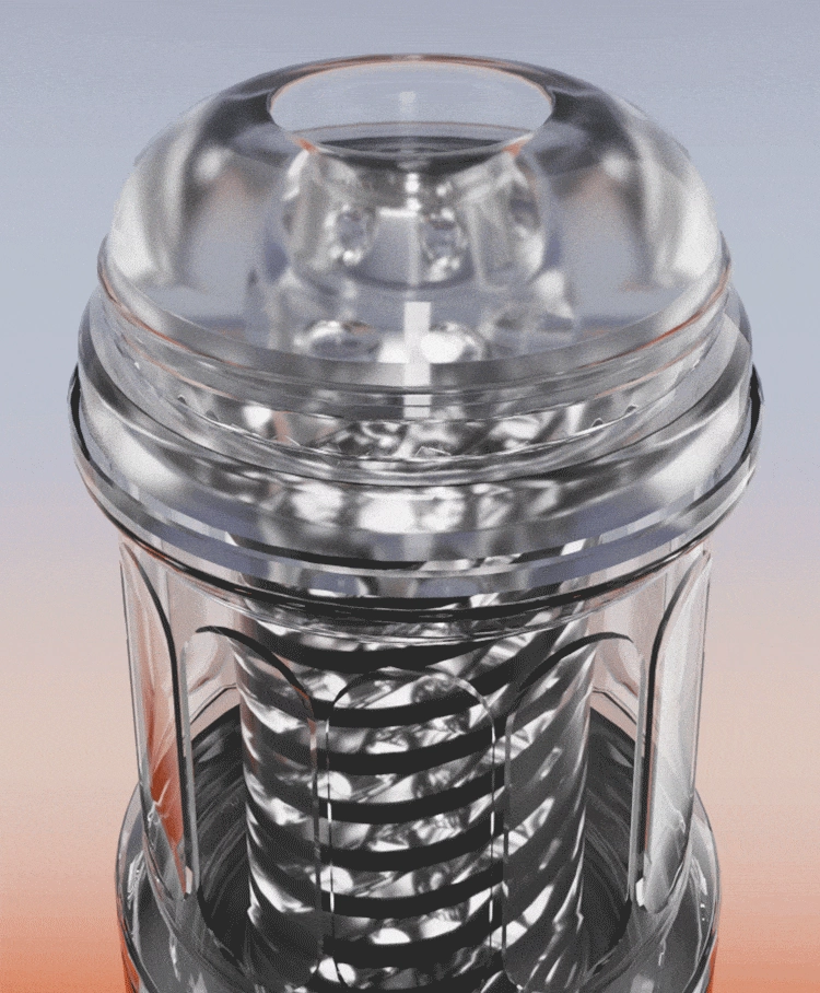 Galaku - Advanced Manual Spiral Male Masturbator Cup