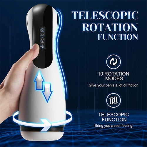 GoodNight - Sucking Male Masturbator with Airbag Massaging,  Suction & Vibration