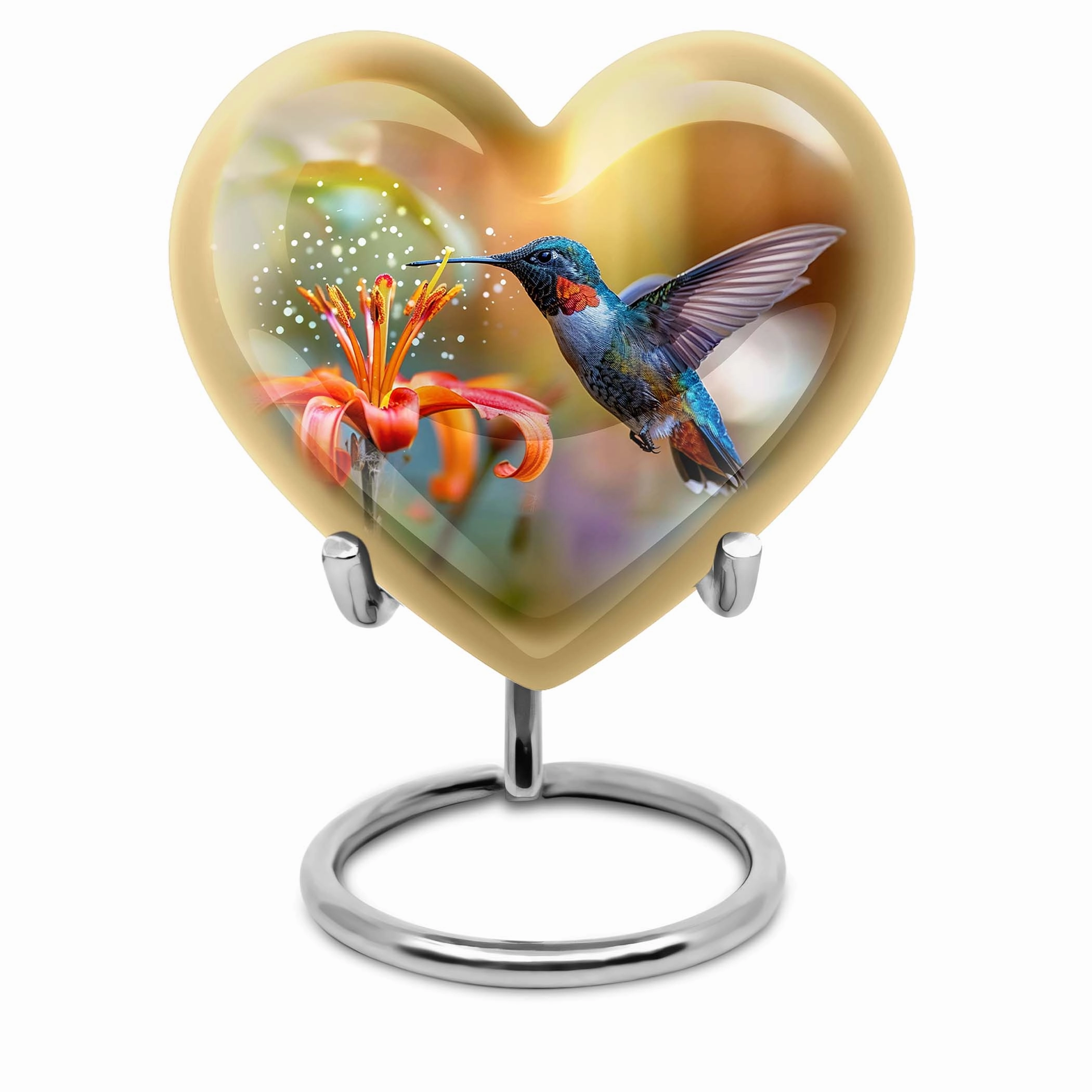 Heartfelt Memories Hummingbird Cremation Urn for Cherished
