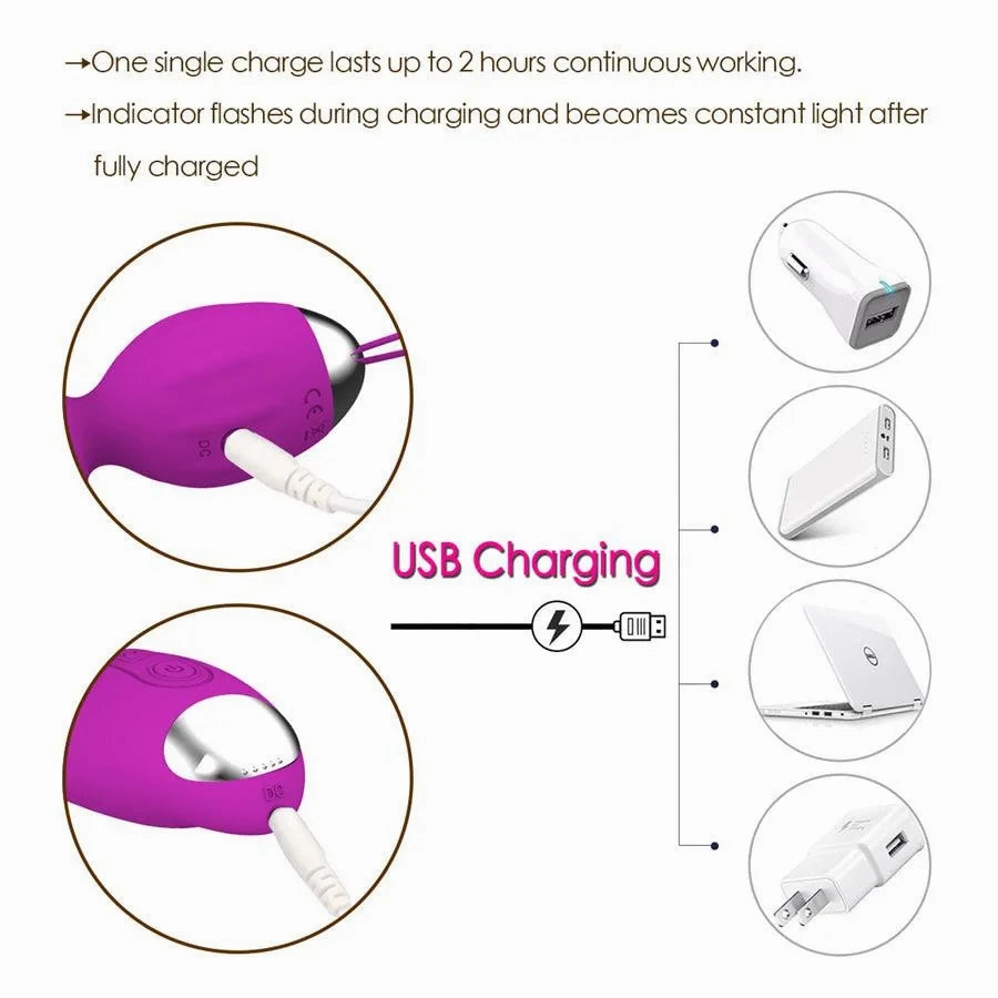 Jennis Remote Control Vibrating Love Ball