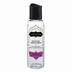 Kama Sutra - Premium Divine Nectars Flavored Water Based Body Glide 2 oz (Raspberry Kiss)