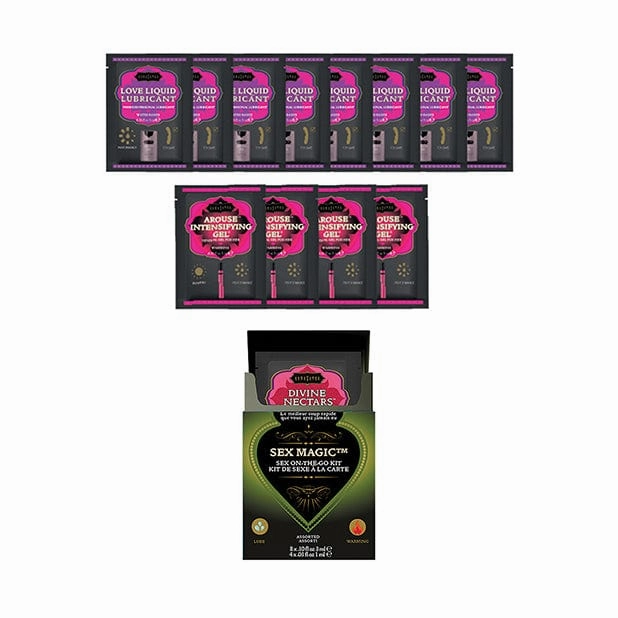 Kama Sutra - Sex Magic Sex On the Go Assorted Travel Lubricant and Arousal Gel Sachet Kit