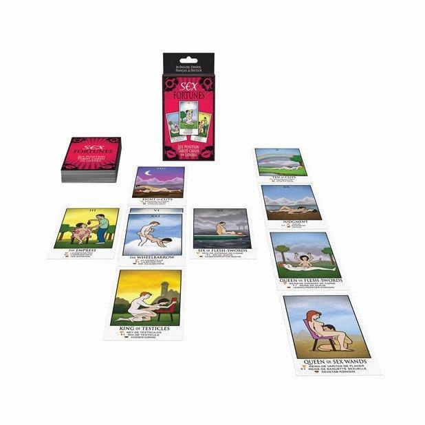 Kheper Games - Sex Fortunes Tarot Cards for Lovers (Red)