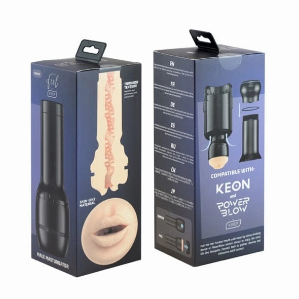 Kiiroo - Feel Stroker by Kiiroo Generic Mouth Masturbator (Beige)