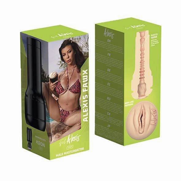 Kiiroo - Stars Collection Strokers Feel Alexis Fawx Masturbator (Black)
