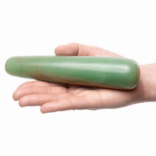 La Gemmes - Wand Jade Gemstone Dildo (Green)