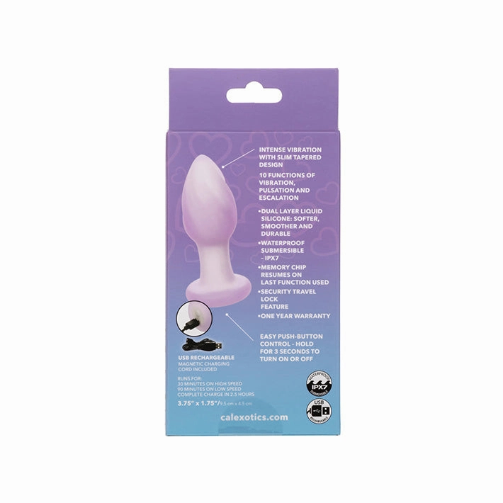 Lavender Haze Ridge Vibrating Butt Plug