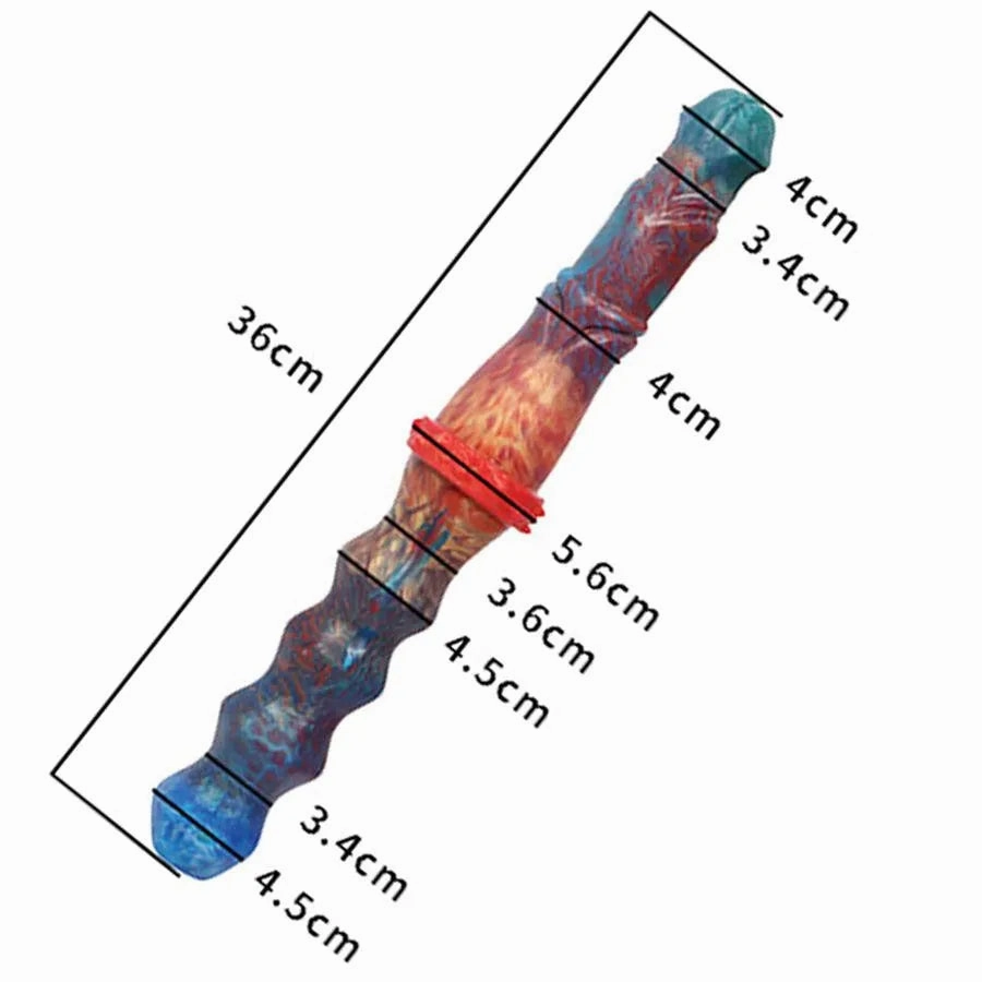 Lesbian Silicone Double Sided Dildo