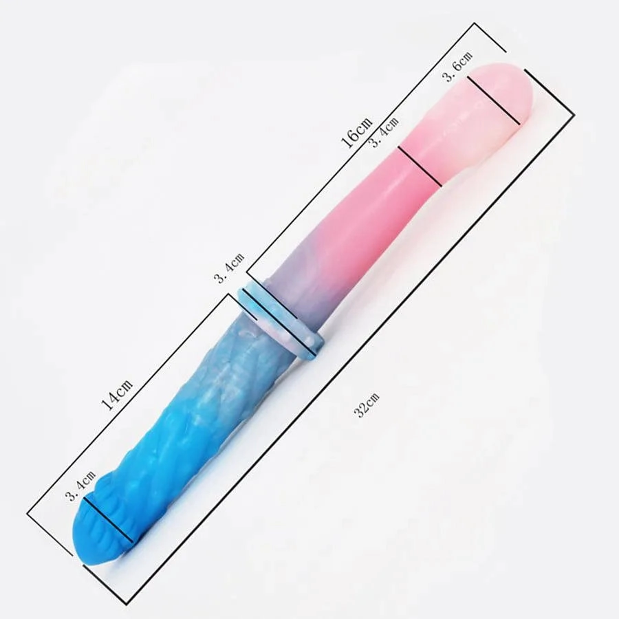 Lesbian Silicone Double Sided Dildo