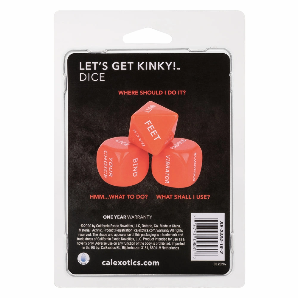 Let's Get Kinky! Dice Game