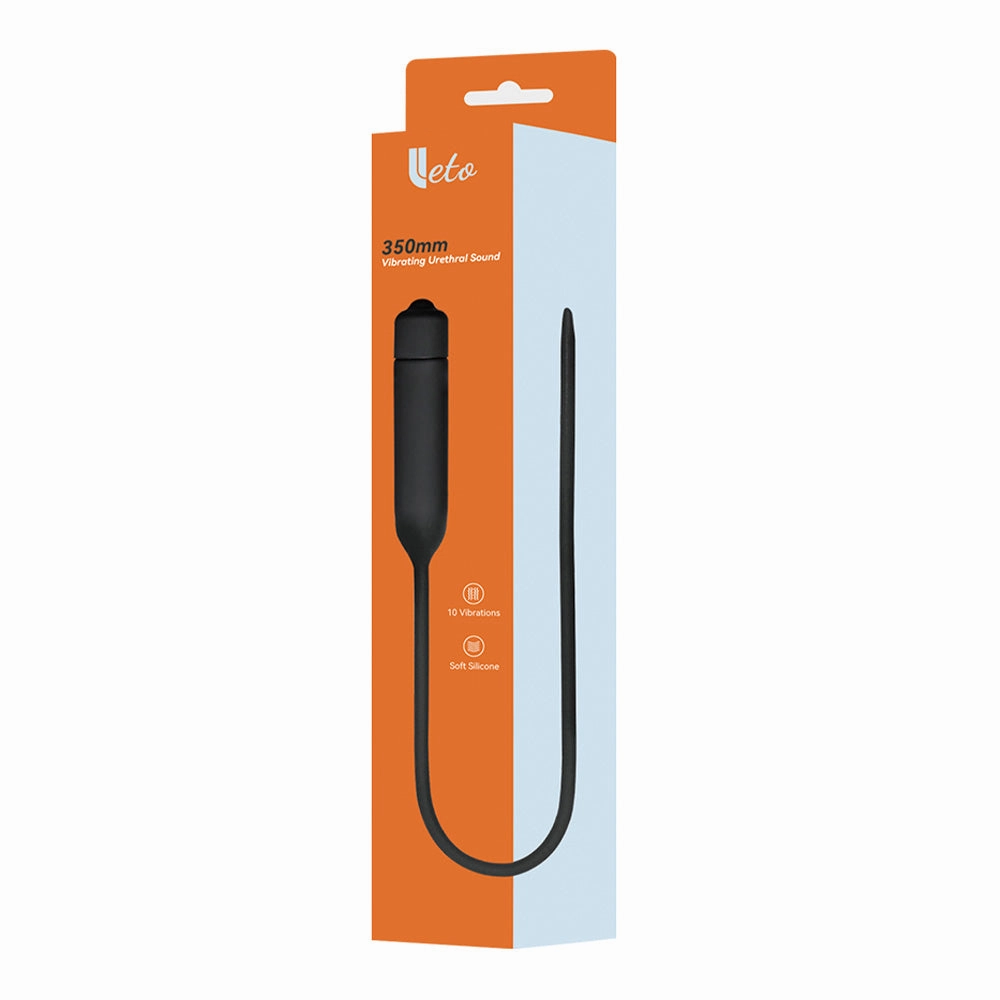 Leto 350mm Extra-Long Vibrating Silicone Urethral Sound