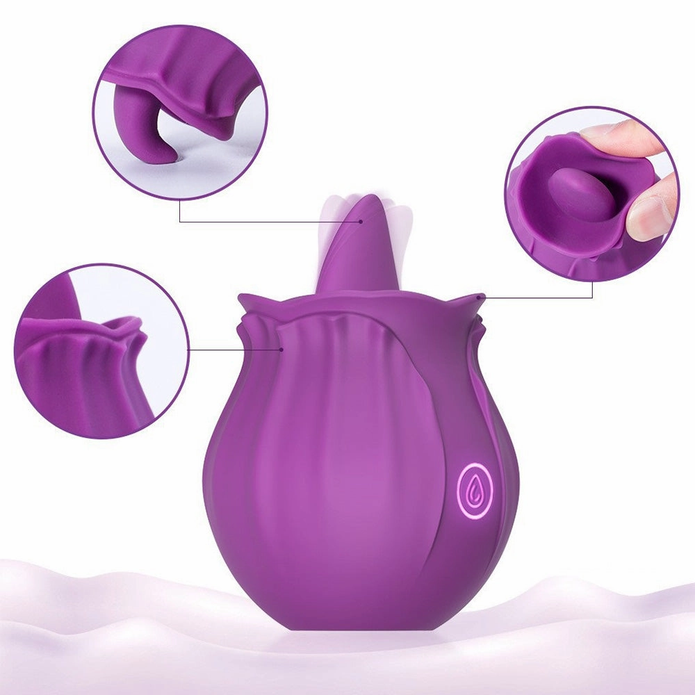 Leto Clitoral Licking Rose Vibrator