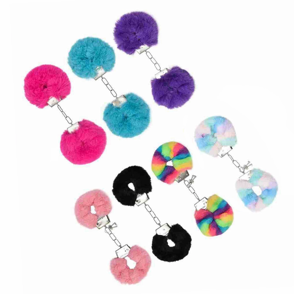 Leto Fluffy Metal Handcuffs