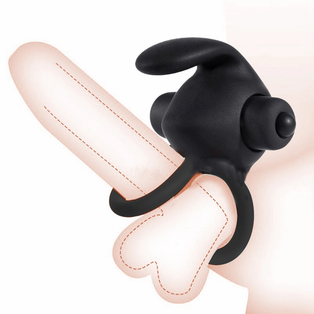 Leto Vibrating Tongue Dual Cock & Ball Ring