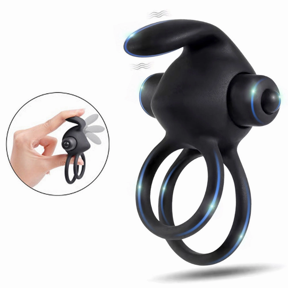Leto Vibrating Tongue Dual Cock & Ball Ring