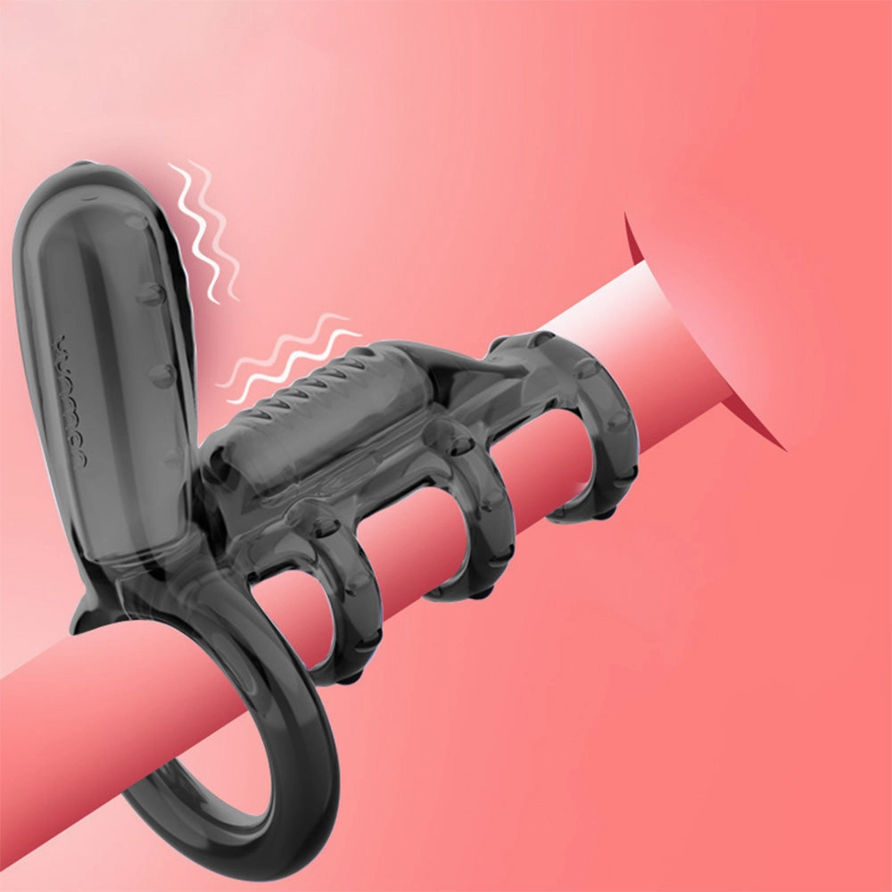 Leto Wave 2 Vibrating Clitoral Cock & Ball Ring Penis Sleeve
