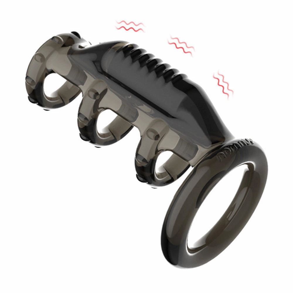 Leto Wave Vibrating Cock & Ball Ring Penis Sleeve