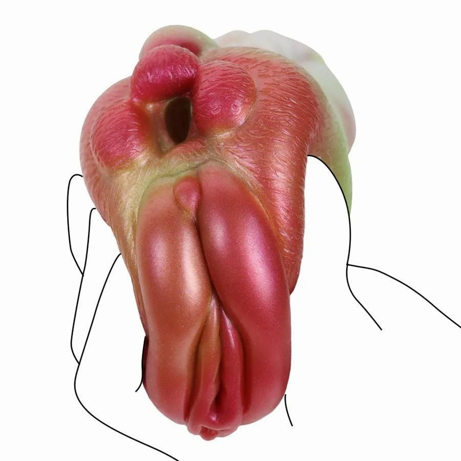 Lifelike Cat Vaginal Anal Male Stroker Toy