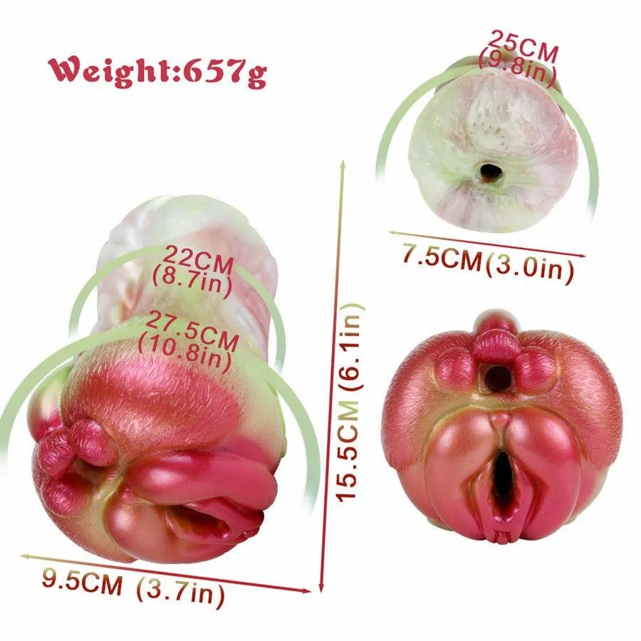 Lifelike Cat Vaginal Anal Male Stroker Toy