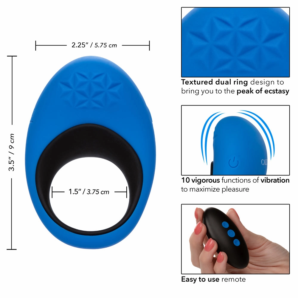 Link Up Remote Max Dual-Density Vibrating Cock Ring