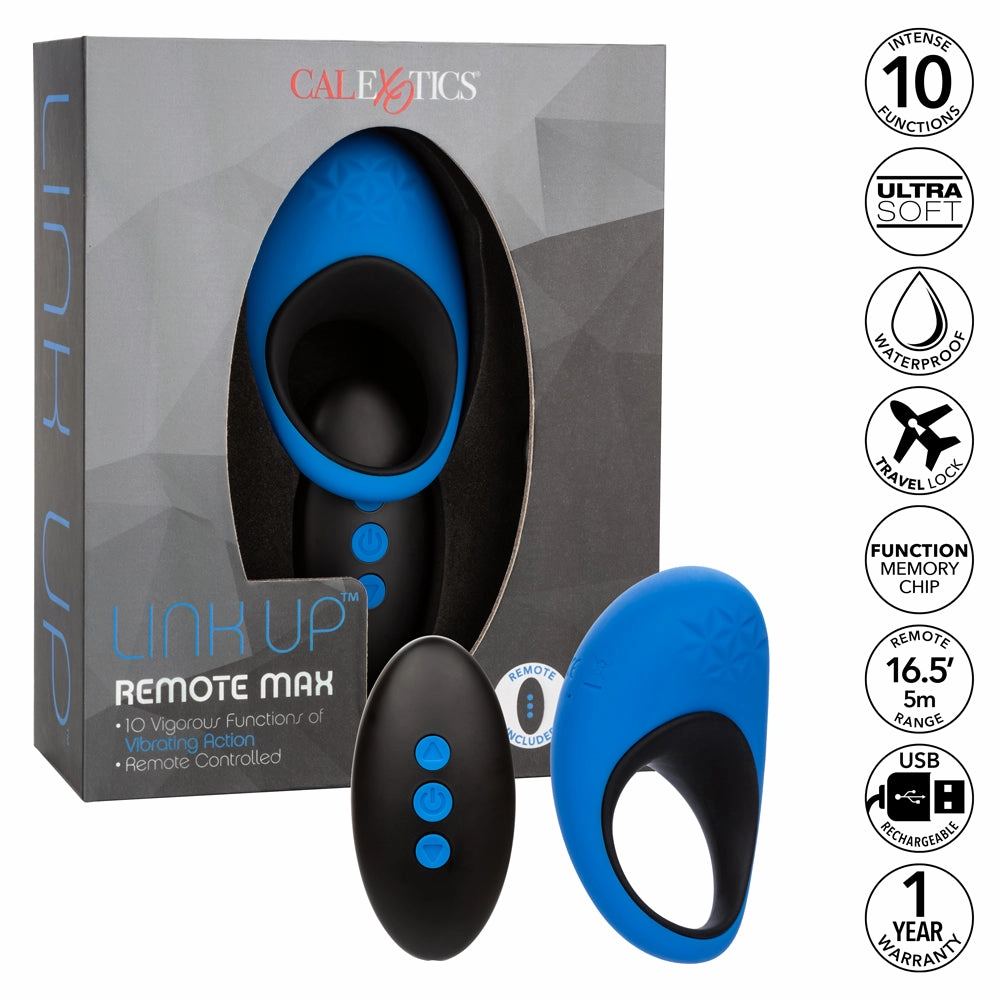 Link Up Remote Max Dual-Density Vibrating Cock Ring
