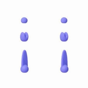 Lovense - 3 Attachments (for Hyphy) Set of 2