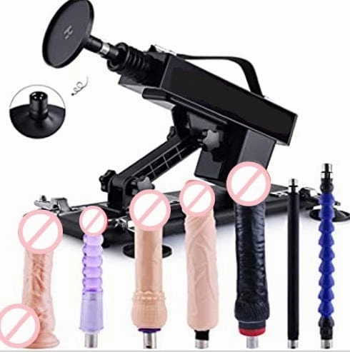 Lurevibe - Automatic Sex Machine Sex Toys Love Machine Device Gun with 6 Attachments