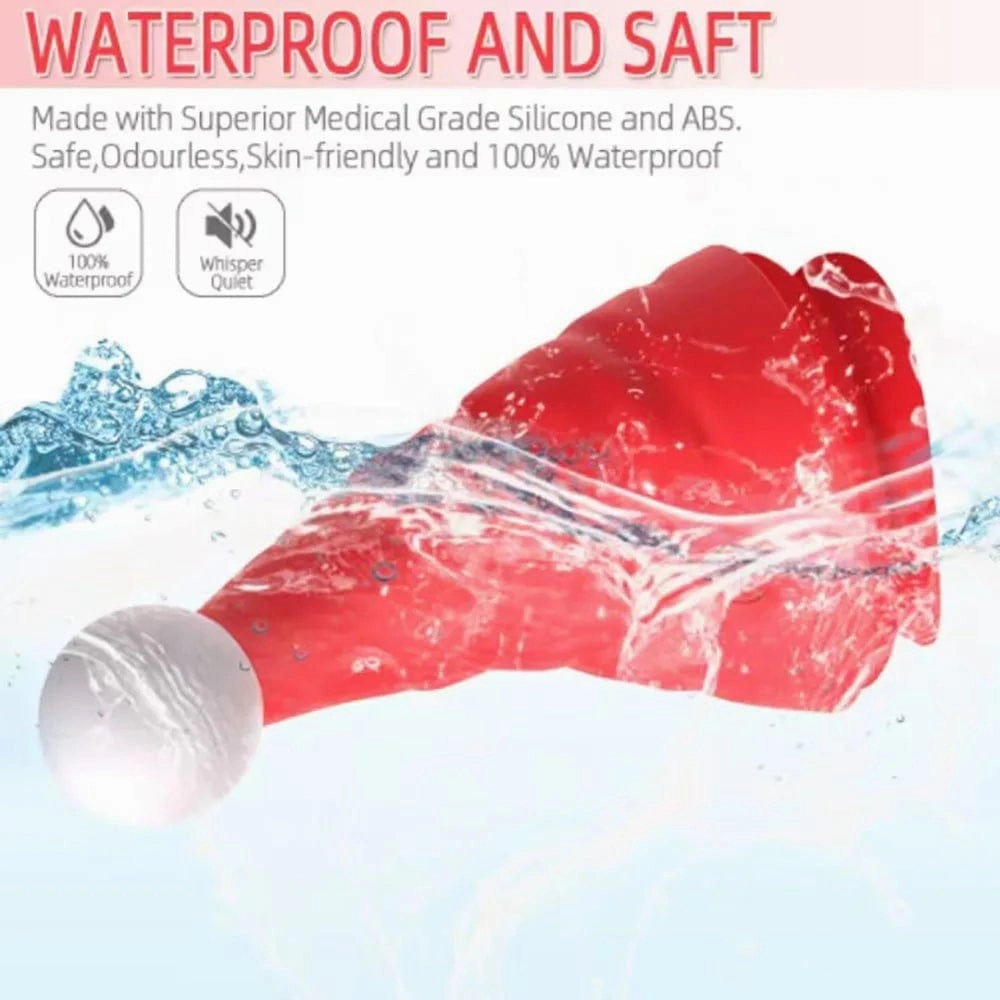 Lurevibe - Santa Hat Vibrator 15 Speed Cunnilingus Masturbator Clit G-Spot Stimulator For Christmas