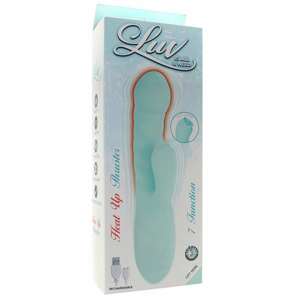 Luv Heat Up Thruster Rabbit Vibe in Aqua