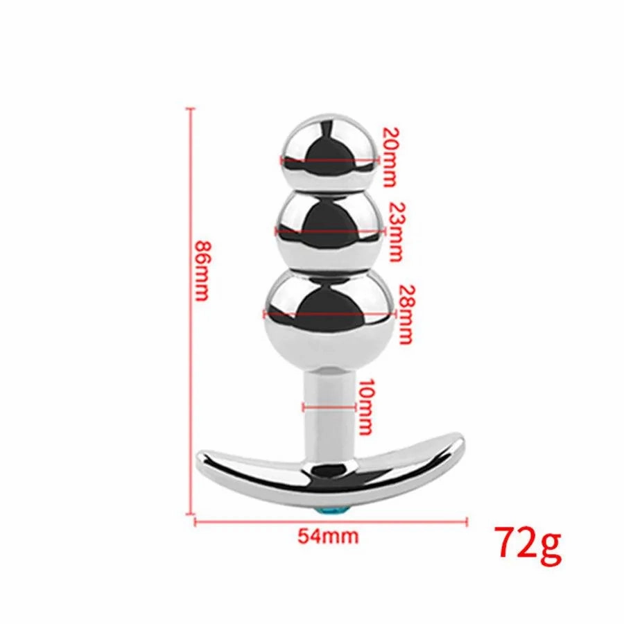 Metal Anal Beads Toy for Sex Game