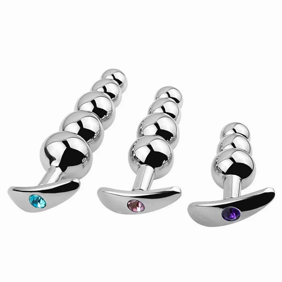 Metal Anal Beads Toy for Sex Game
