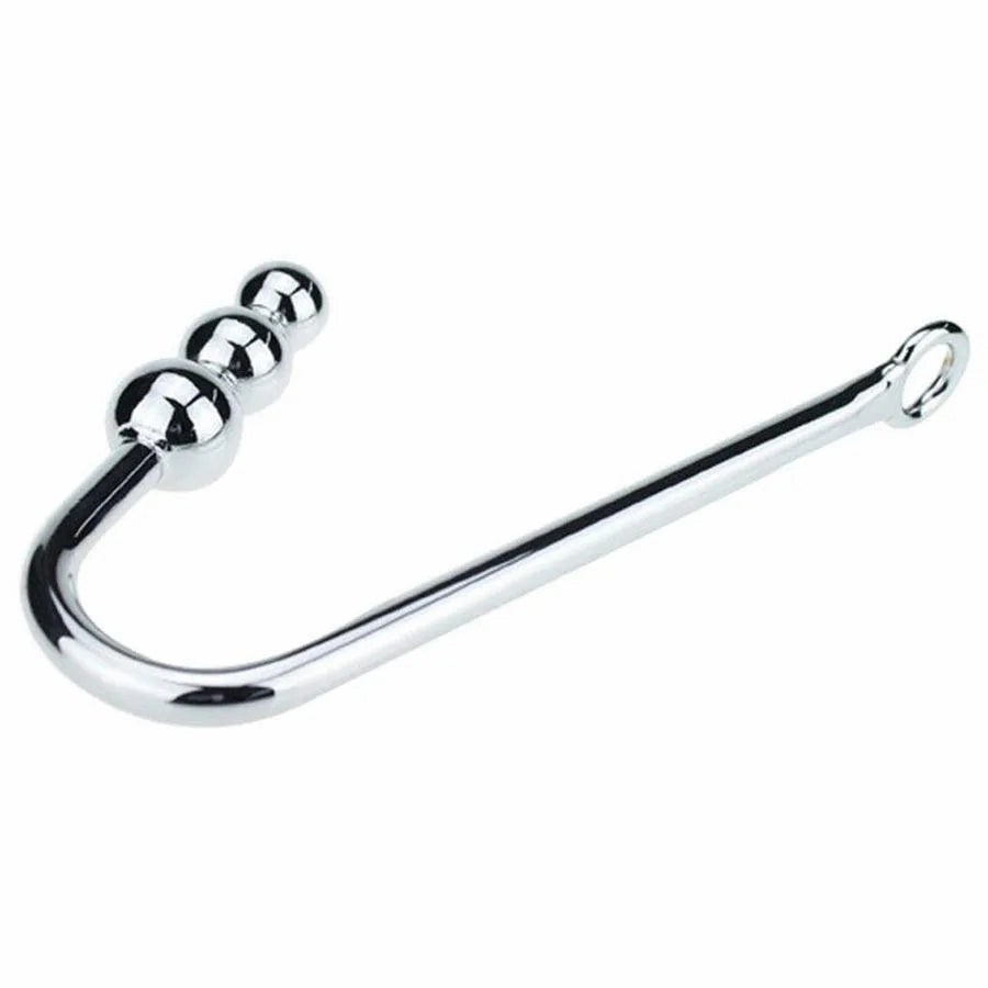 Metal Anal Hook with 3 Balls