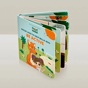 Mizzie the Kangaroo Be Active Touch & Feel Book