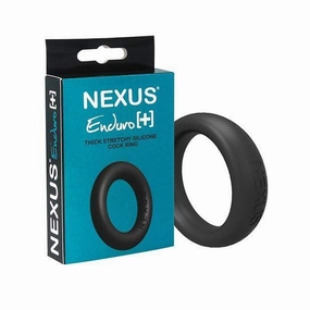 Nexus - Enduro Plus Thick Stretchy Silicone Cock Ring (Black)