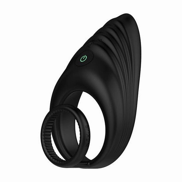 Nexus - Enhance Vibrating Cock and Ball Ring (Black)