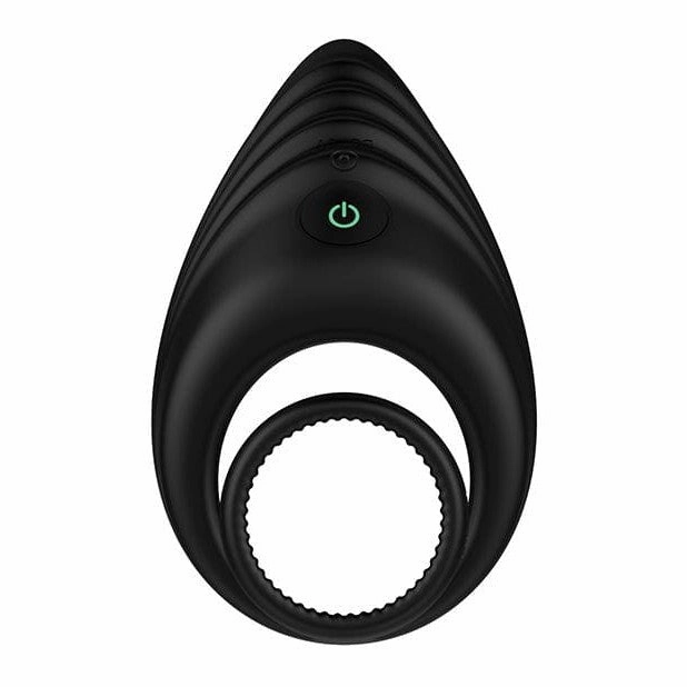 Nexus - Enhance Vibrating Cock and Ball Ring (Black)