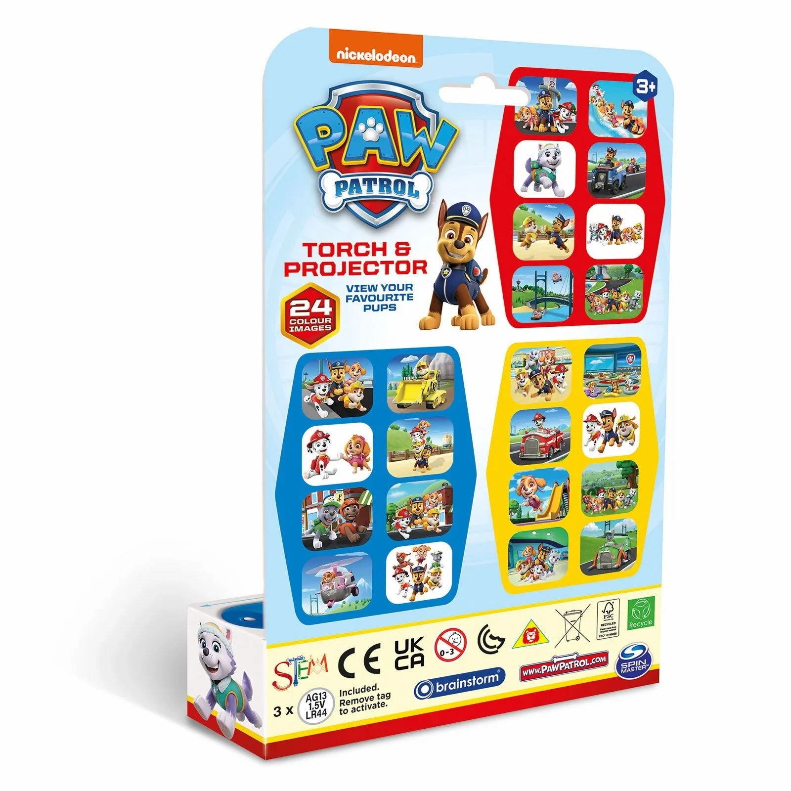 Nickelodeon Paw Patrol Torch Light & Projector