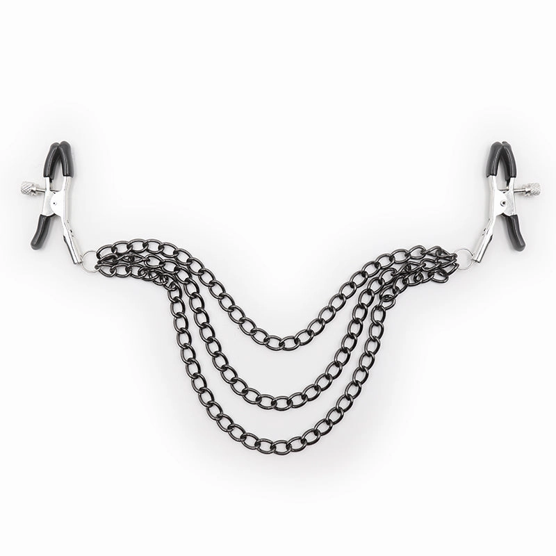Nipple Clamps - Triple Chain Alligator Type Nipple Clamps