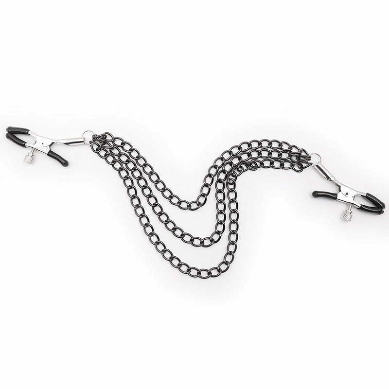 Nipple Clamps - Triple Chain Alligator Type Nipple Clamps