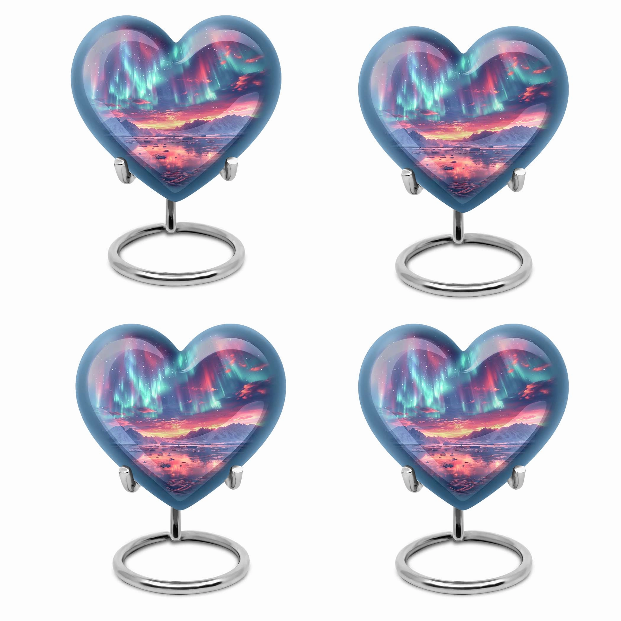 Northern Lights Cremation Urn - Symbolic Memorial Tribute for Men