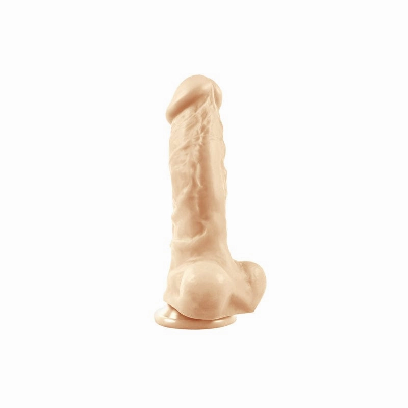 NS Novelties - Colours Pleasures Thick Silicone Suction Cup Realistic Dildo with Balls