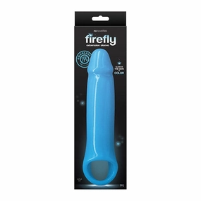NS Novelties - Firefly Glow in the Dark Fantasy Extension Cock Sleeve Large (Blue)
