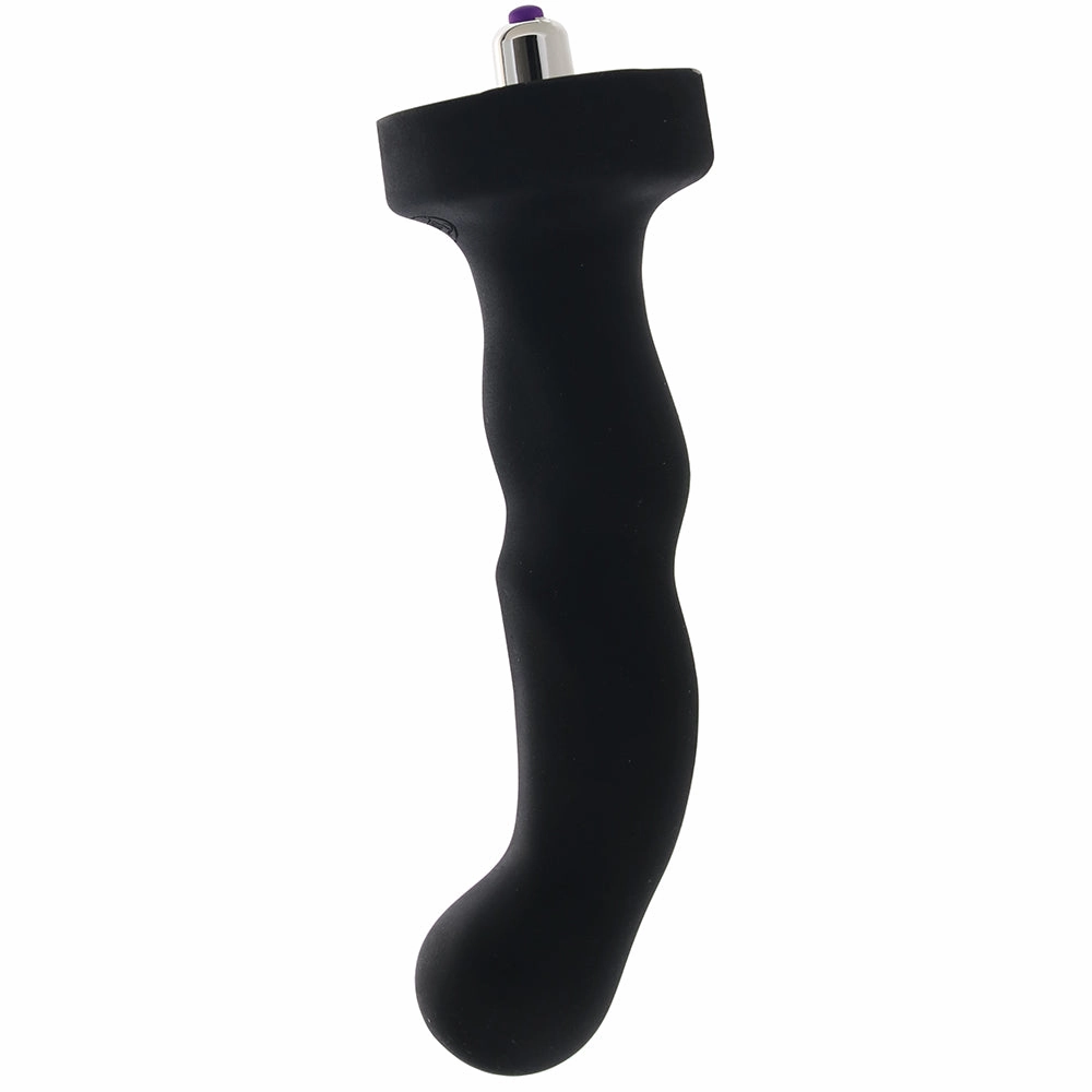 P-Spot Vibrating Dildo in Black