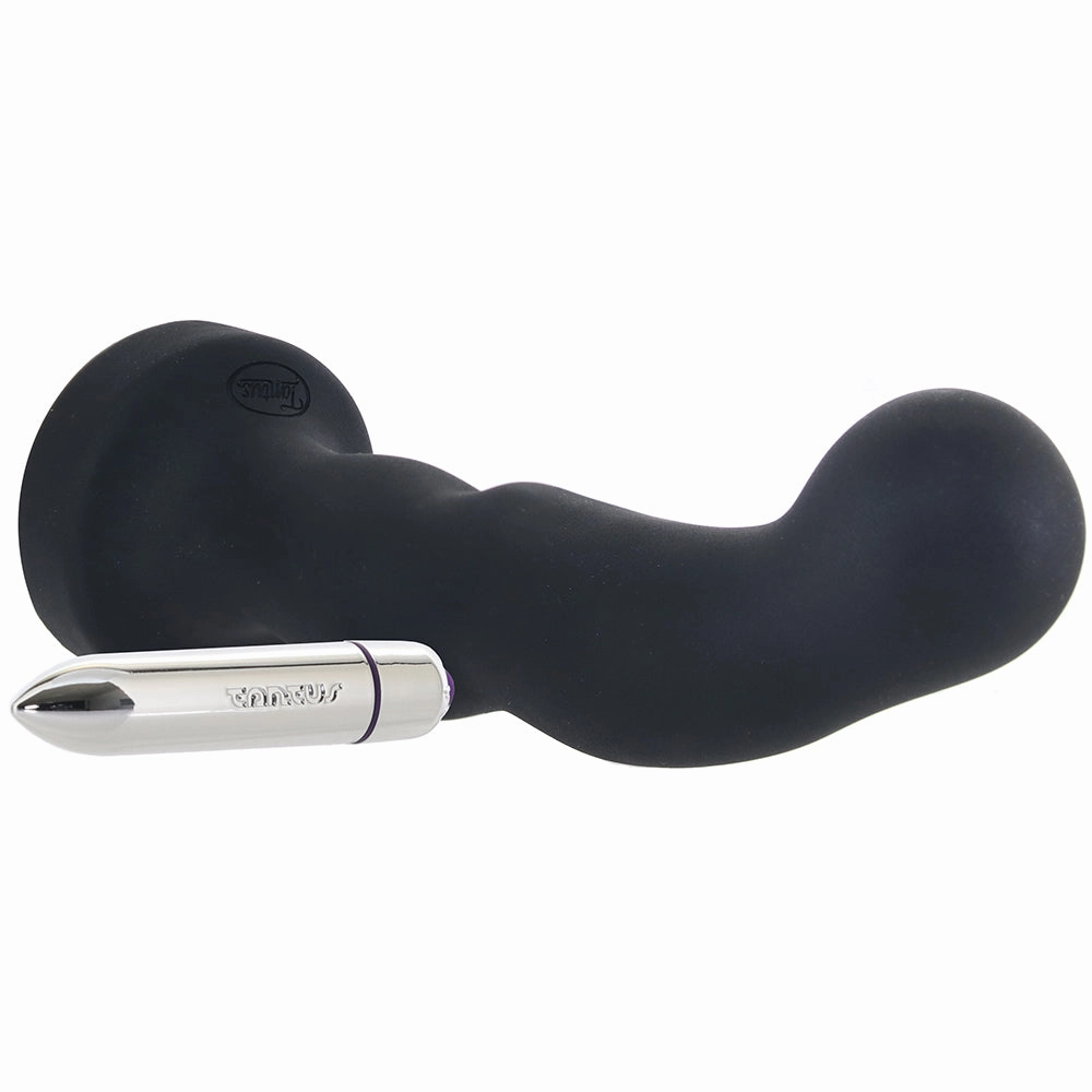 P-Spot Vibrating Dildo in Black