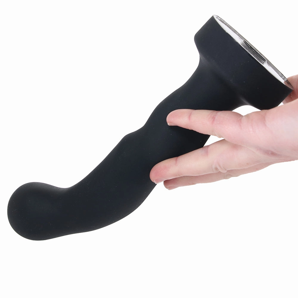 P-Spot Vibrating Dildo in Black