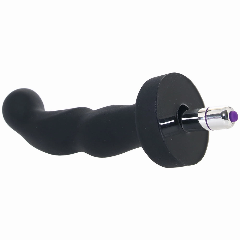 P-Spot Vibrating Dildo in Black