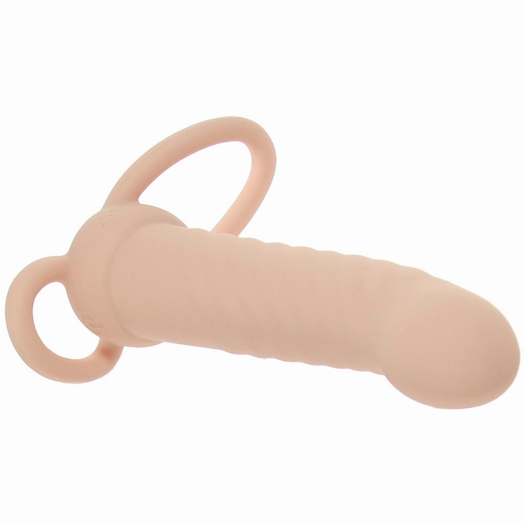 Performance Maxx Ribbed Dual Penetrator Vibe in Light