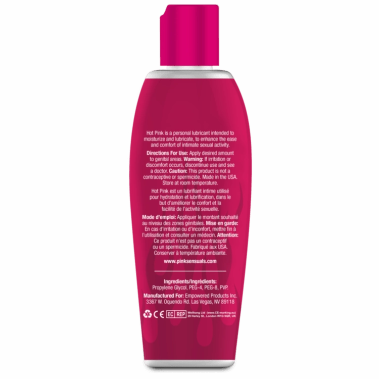Pink - Hot Pink Gentle Warming Lubricant for Woman