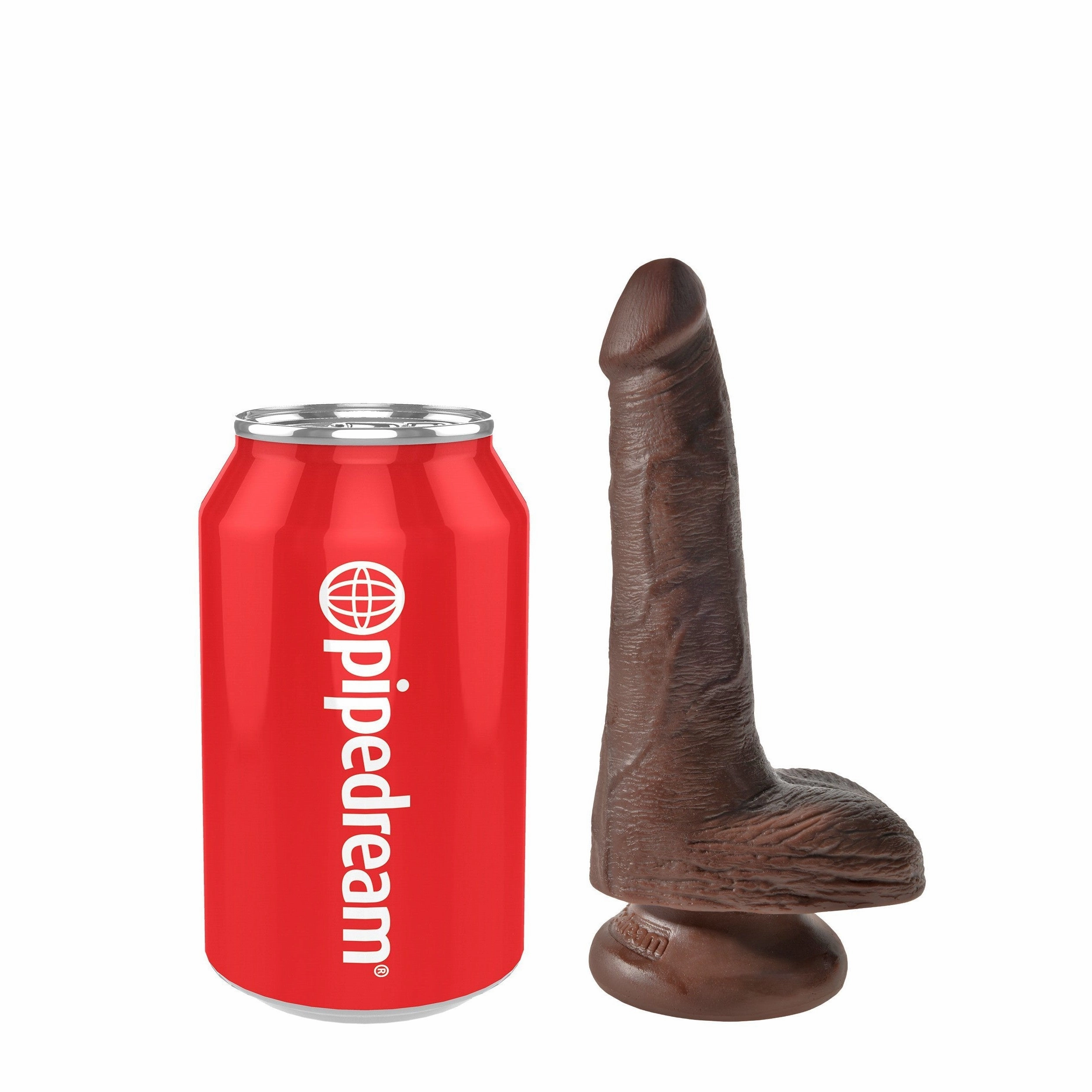 Pipedream - King Cock 6" Cock with Balls (Dark Brown)