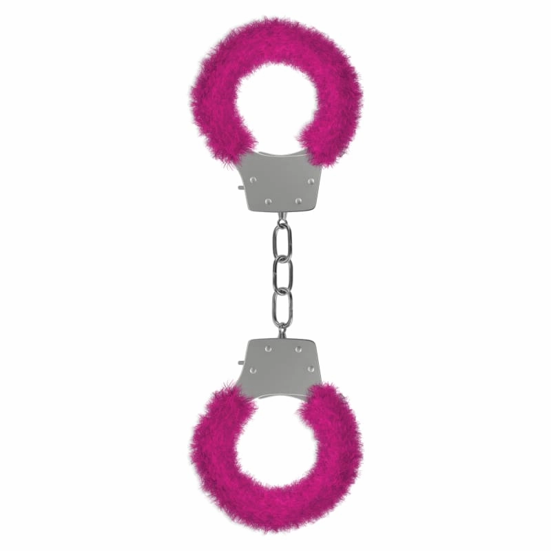 Pleasure Furry Handcuffs - Pink